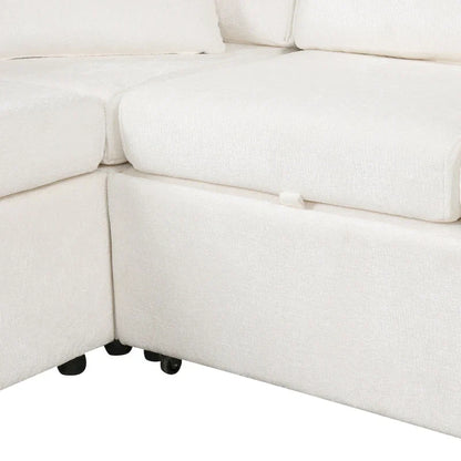 Sectional Sofa Pull-Out Sofa Bed Sleeper