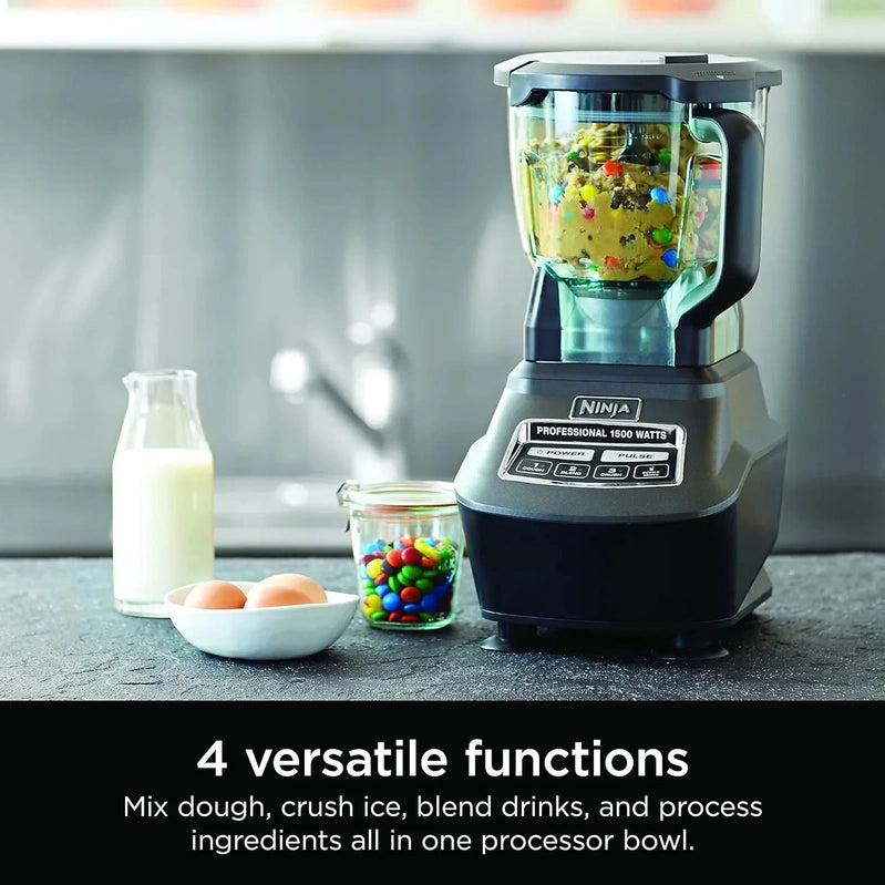 Ninja Mega Kitchen System, 1500 Watt Stand Mixer, 2.1 Liters And Food Processor, 8 Cups With 2 473 Ml Takeaway Cups