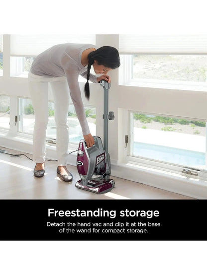 Shark HV322 Rocket Deluxe Pro Corded Stick Vacuum With LED Headlights, XL Dust Cup, Lightweight, For Pet Hair Pickup, Converts To A Hand Vacuum