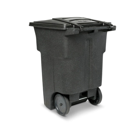 Toter 96 Gallon Trash Can With Smooth Wheels And Lid