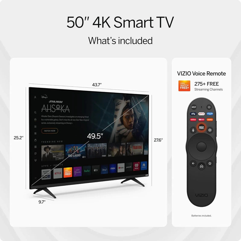 Vizio 50 In. 4K Resolution HDR Smart TV