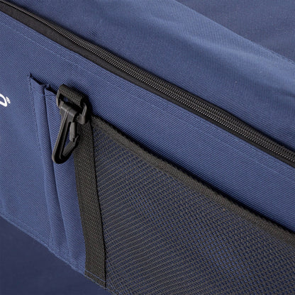 Disc-O-Bed XL Cam-O-Bunk Benchable Double Cot With Storage Organizers, Navy
