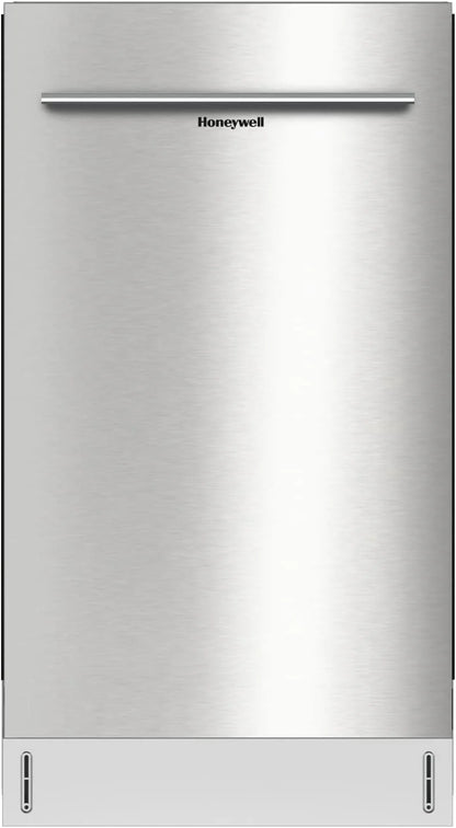 Honeywell 18 In. Dishwasher With 8 Place Settings, 6 Washing Programs, Stainless Steel Tub, UL/Energy Star, Stainless Steel