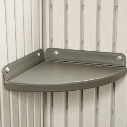 Side Entrance, 4.57 M W x 2.44 M D, Plastic Tool Shed