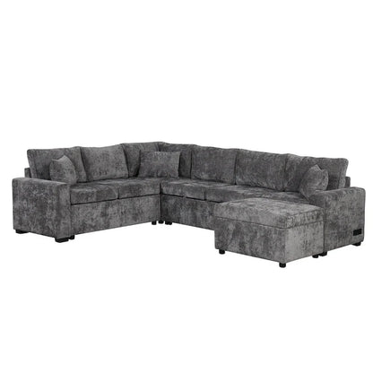 Sectional Sofa Pull-Out Sofa Bed Sleeper