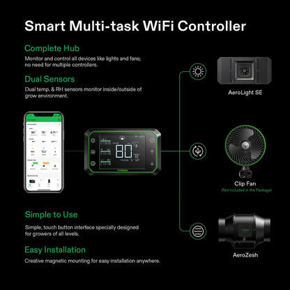 Vivosun Giy Smart Grow Tent System 2x2, WiFi-Integrated Grow Tent Kit, With Automate Ventilation And Circulation, E42A