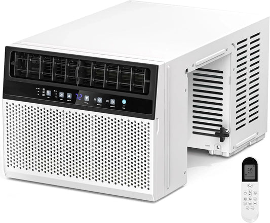 Antarctic Star 12,000 BTU U-Shaped Window Air Conditioner Unit Cools Up To 550 Sq. Ft. With 6 Modes 24H Timer, Ultra Quiet Window AC Units