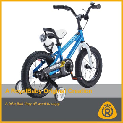 Royalbaby Kids Bike Freestyle BMX Bicycle With Training Wheels Kickstand