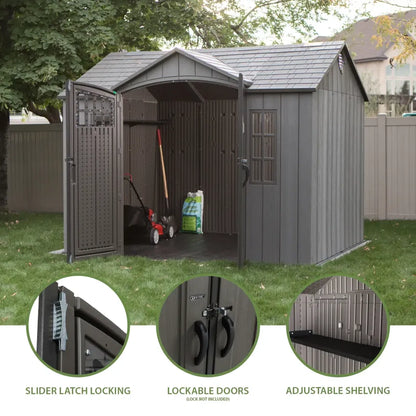 Lifetime 10 Ft. x 8 Ft. Outdoor Storage Shed