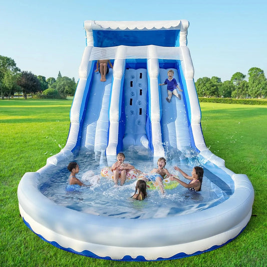 Large Inflatable Water Slide Swimming Pool Play Center