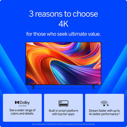Vizio 50 In. Class 4K UHD LED HDR Smart TV, V4K50M-08
