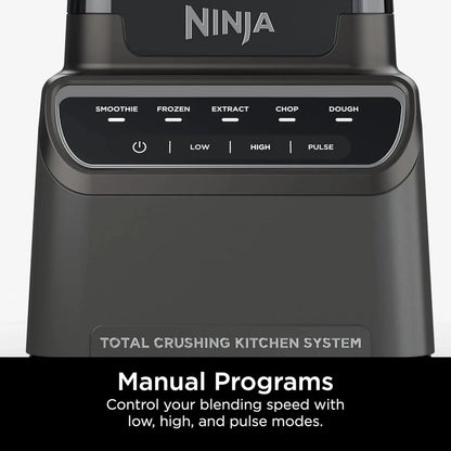 Ninja Mega Kitchen System, 1500 Watt Stand Mixer, 2.1 Liters And Food Processor, 8 Cups With 2 473 Ml Takeaway Cups