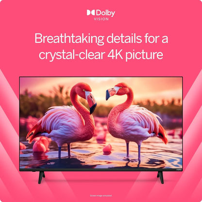 Vizio 50 4K HDR Smart TV, Dolby Vision HDR/HDR10 Plus, WiFi 6 C, Refurbished