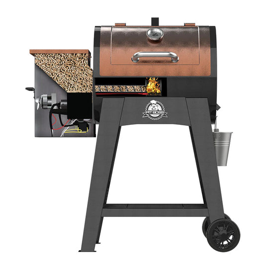 Pit Boss Lexington 540 Sq. In. Wood Pellet Grill w/Flame Broiler And Meat Probe