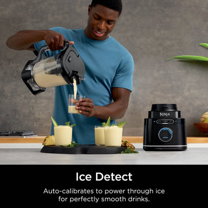 Ninja Detect Kitchen System Power Blender Plus Processor With Blend Sense Technology, Silver, TB400