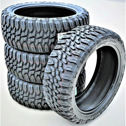 Set Of 4, Four 275/65R20 126/123Q E, 10 Ply M/T Mud Tires