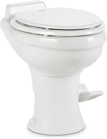 320 Series Standard Height RV Toilet, White