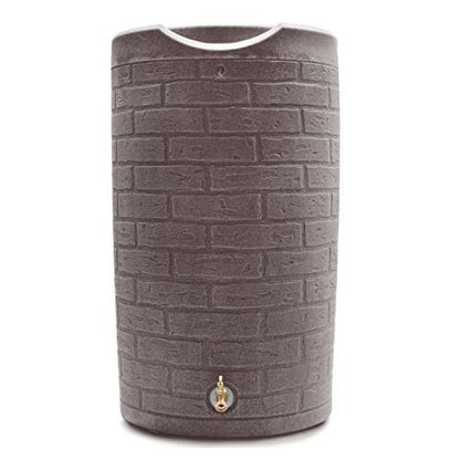 Good Ideas IMP-D50-DAR Impressions Downton Rain Saver Rain Barrel, 50 Gallon, Dark Granite