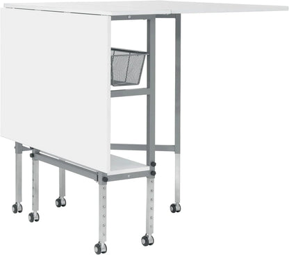 Sew Ready Hobby Cutting Table, 58.75 In. x 36.5 In., White/Silver, x36