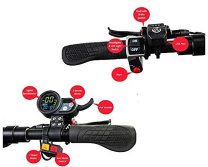 Maxx 60MPH Ultra High Speed Electric Scooter For Adults Foldable, 5000W Power Dual Motor, 60V/38.5Ah Battery, 83 Miles Range, Grade 30