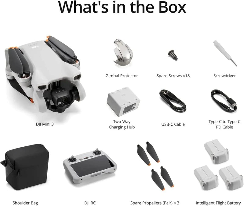 DJI Mini 3 Drones With Camera For Adults 4K 38 Min Flight Time Up To 32800 Ft