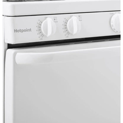 20-inch Electric Oven With 4 Cooking Zones, Freestanding, In White