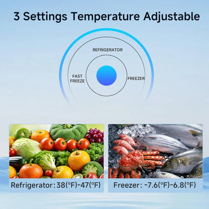 Bangson Upright Freezer, 7.0 Cu. Ft. Stand Up Freezer, Convertible Upright Freezer/Refrigerator, Single Door For Kitchen, Garage, Office