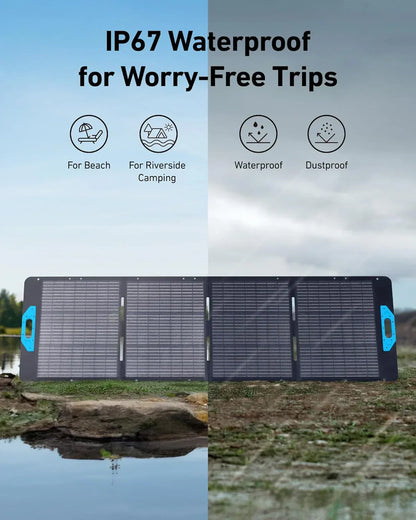 Portable Power Station 1800W, 2400W Peak Solar Generator 58 Minutes To Fully Charge