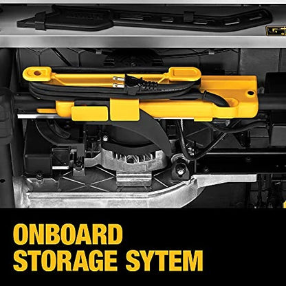 DEWALT 10 In. Table Saw, 32-1/2 In. Rip Capacity, 15 Amp Motor, With Rolling