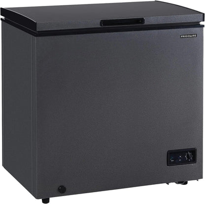 Frigidaire Chest Freezer, 7 Cu. Ft., Granita Finish, Adjustable Thermostat, Easy Defrost Function, Removable Basket