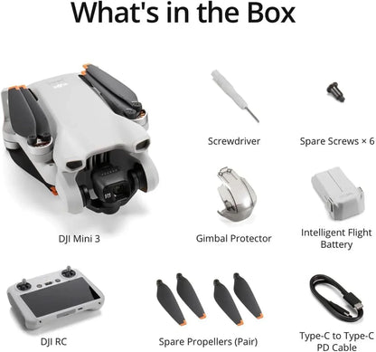 DJI Mini 3 Drones With Camera For Adults 4K 38 Min Flight Time Up To 32800 Ft