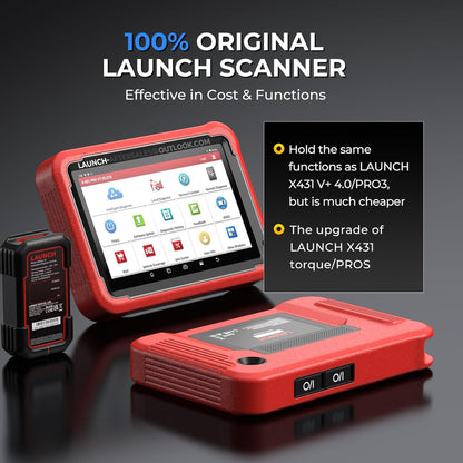 Launch X431 V Plus 5.0 Scan Tool With 2025 CANFD Connector, 37 Reset And OE-Level Diagnostics