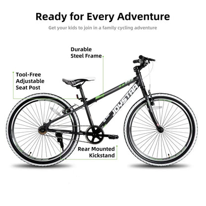 Joystar Lubbock 20 In. 24 In. Kids Mountain Bike Single Speed Bicycle