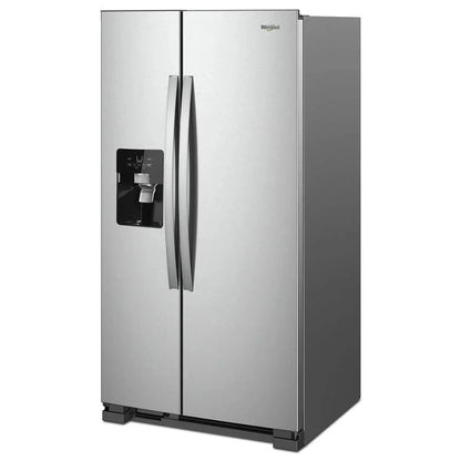 36-inch Wide Side-by-Side Refrigerator C 24 Cu. Ft. Stainless Steel