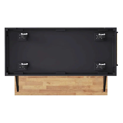 54 Large Kitchen Island With Rubber Wood Drop Leaf, Embossed Texture Rolling Kitchen Cart On 4 Wheels With 4 Doors And 3 Drawers