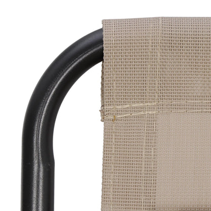 HomGarden 2 Pack Steel Zero-Gravity Chair, Beige