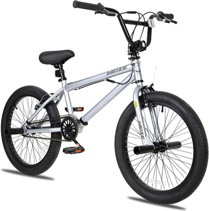 Weize Freestyle BMX Bicycle 20 In. Stunt Bike For Kids And Adults Men And Women High Strength Steel Frame 360 Degree Rotor Freestyle
