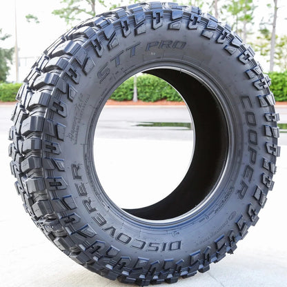 Pair Of 2, Two Cooper Discoverer Stt Pro Lt 35X12.50R20 121Q E, 10 Ply Mt M/T Mud Tires