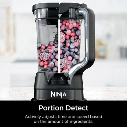 Ninja Detect Kitchen System Power Blender Plus Processor With Blend Sense Technology, Silver, TB400