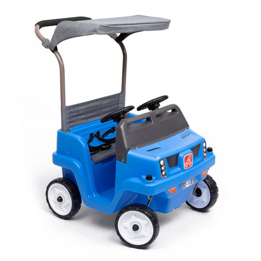 Step2 Side-by-Side Push Around SUV, Kids Push Car, 2 Seats