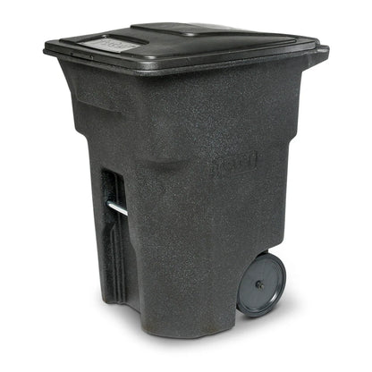 Toter 96 Gallon Trash Can With Smooth Wheels And Lid