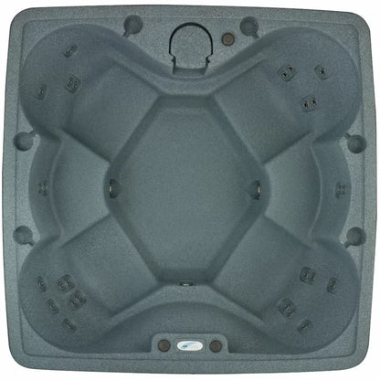 AquaRest Spas 6-Person Plug-and-Play Hot Tub, 29-Jet Square Design With Ozonator