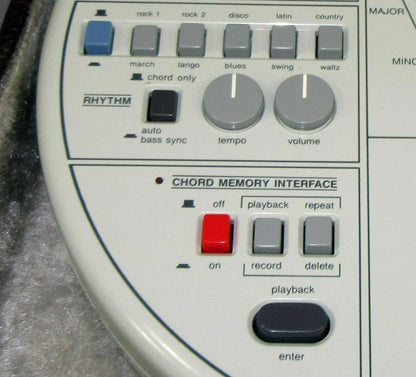 Suzuki Omnichord Om 84 System Two w/Hard Case Power Supply Manual Tested Works