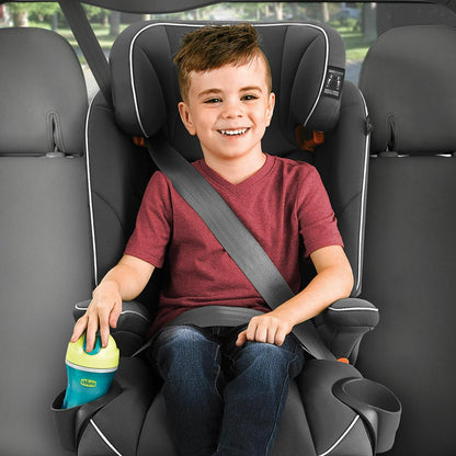 Chicco MyFit Harness And Booster Car Seat, Fathom, Grey/Blue. New