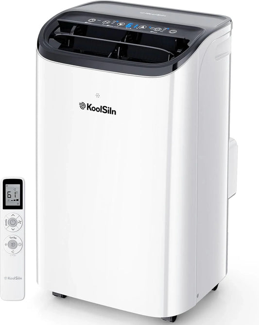 14,000 BTU Portable Air Conditioner Cools Up To 700 Sq. Ft, Auto-Evaporation Low Noise Portable AC Unit With Remote Control Fits For Large Room