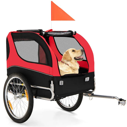 Pet Bike Trailer Holds 40kg Bicycle Trailer For Small And Medium-Sized Dogs
