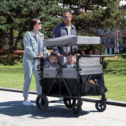 Jeep Wrangler Deluxe 4 Seater Stroller Wagon By Delta Children