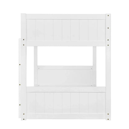 Delphia Low Profile Twin Over Twin Bunk Bed
