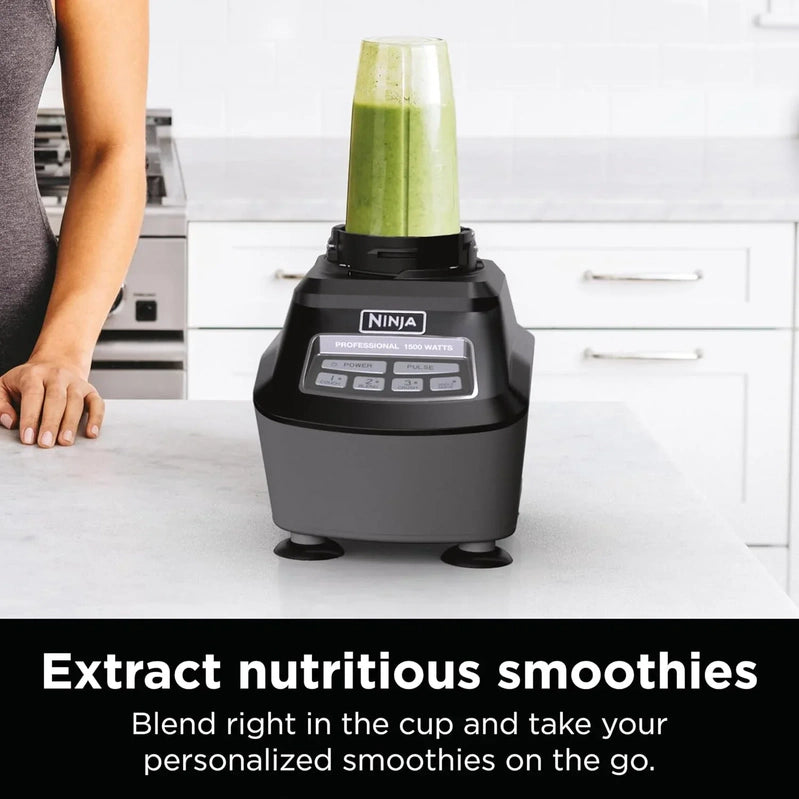 Ninja Mega Kitchen System 1500 Watt 72 Ounce Full Size Blender And 8 Cup Food Processor