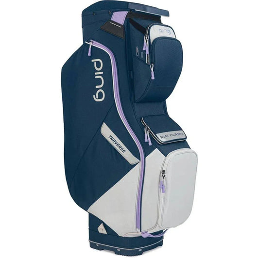 Ping Traverse Cart Bag, Black White
